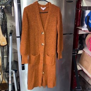 Tan sweater size XS